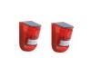 Solar Alarm Lamp Outdoor PIR Motion Sensor 2 Piece Photo