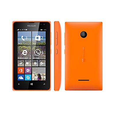 Photo of Nokia Lumia 435 Feature Single - Orange Cellphone