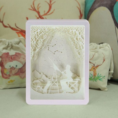 Photo of DIY 3D Paper Cutting Light Box ABS Frame -Thinking