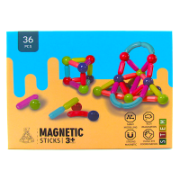 Magnetic Stick Building Set for Kids 36 Pieces