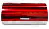 Metallic Red Bread Bin with Polished Mirror Finish Body - Double Loaf Photo