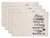 PepperSt Placemat Set - Bless - Set of 4 Photo