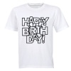 Happy Birthday - Letter Design - Kids T-Shirt Photo