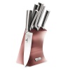Berlinger Haus 6 Piece Knife Set with Stand - iRose Collection Photo