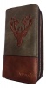 Vivace - Wallet For Women With Double Zipped Compartments With Deer Horns Photo