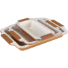 Royalty Line Royaly Line 3 Piece Ceramic Coating Baking Tray Set - Copper Photo