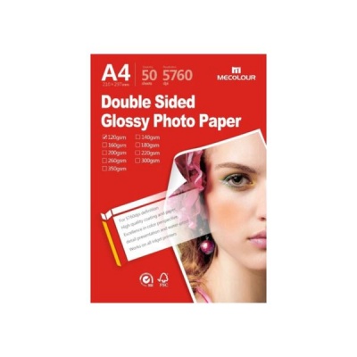 Photo of MECOLOUR TT-GD120 A4 Double Sided Glossy Photo Paper 120g 50 Sheets