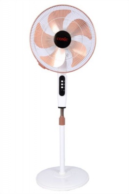 Photo of Conic 16" 3-Speed Oscillating Standing Pedestal Fan - White