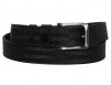 Deluxell Stylish Microfiber Faux Leather Dress Belt - Black Photo