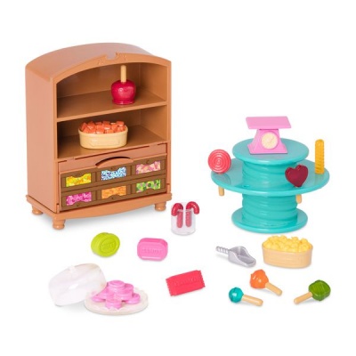 Lil Woodzeez Lil Woodzeez Candy Shop Accessories Playset with 21 Pieces