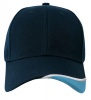 PepperSt Cap - Boomerang - Navy with Powder Blue Peak Tip Photo