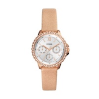Fossil Izzy Dress Nude Leather Watch Es4888