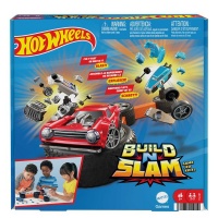 Mattel Games Hot Wheels Build ‘N Slam Kids Games Car Game For Family Game Night