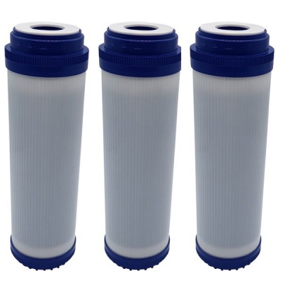Photo of Water Time 10" Granular Activated Carbon GAC Water Filter Cartridge - Set of 3