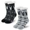 Men's Winter Fuzzy Thick Non-Slip Socks - 2 Pack Photo