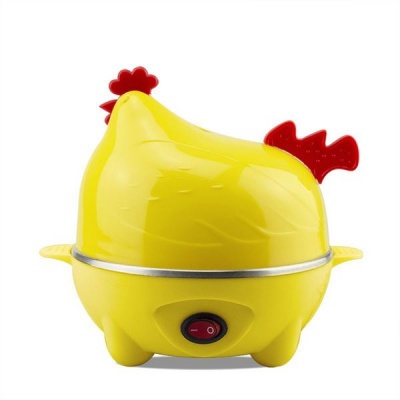 Woo Chicken Shape 7 Egg Boiler Yellow