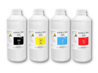 Refill Ink Dye Ink Any Epson Printers 1L x 4