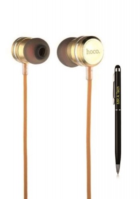 Photo of MR A TECH M16 Ling sound metal universal earphone with mic – Gold