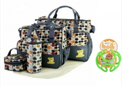 Photo of Seven Seventy 5 Piece Baby Changing Diaper Nappy Bag Mummy Mother Handbag Multifunctional