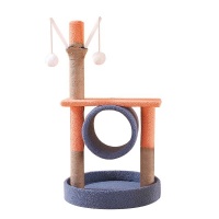 Pet Cat Scratch Multi Level Perch Tree Tower with Drum 75cm