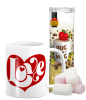 Pappa Joe PepperSt Hug Mug with marshmallows | Love Heart Coffee Photo