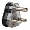 Nexus Hollow Pin Plugtop - 16 Amp - Black - 5 Pack Photo