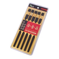 High Quality Anti bacterial Alloy Chopsticks 5 Pairs in a set