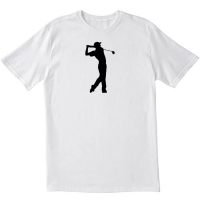 Man Swinging Golfers T Shirt
