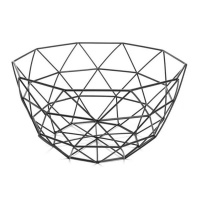 Geometric Wire Metal Fruit Vegetable Basket