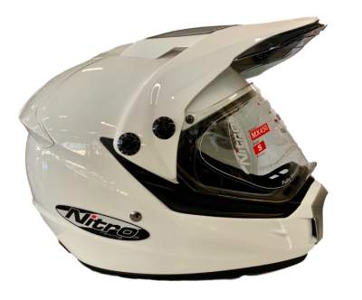 Photo of Nitro Helmets Nitro MX450 White Helmet