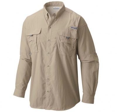 Photo of Columbia Men's Bahama Long Sleeve Shirt in Fossil