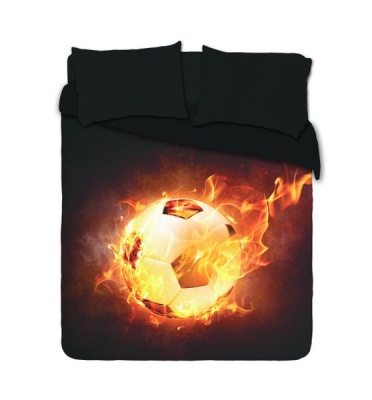 Photo of Imaginate Decor - Flaming Hot Soccer Ball Duvet Cover Set