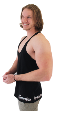Photo of SP - Shameless Persistence Men's Sport & Gym Stringer Vest / Tank Top