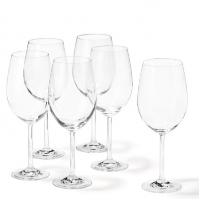 Leonardo Red Wine Glasses Bordeaux Daily Teqton Glass 640ml – Set Of 6