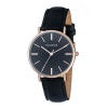 Hallmark Ladies Black Leather Strap Watch HL2032B