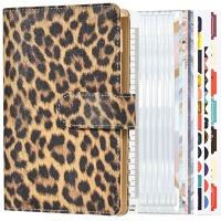 A6 Leopard Print Budget Binder Notebook