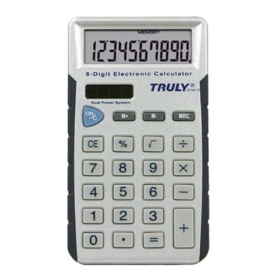 Truly 2010 10 Digit Pocket Calculator