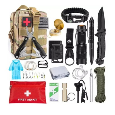 Herqona 19 1 Professional Tactical Kit Survival Gear Bag Khaki