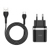 Hoco C12Q Smart QC30 EU single USB Set With Type C Cable