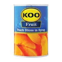 KOO Peach Slices in Syrup 12 x 410g