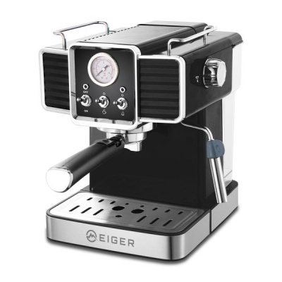 Photo of Eiger Romeo Series 2-Cup Espresso Machine with 15 Bar Italian Ulka Pump