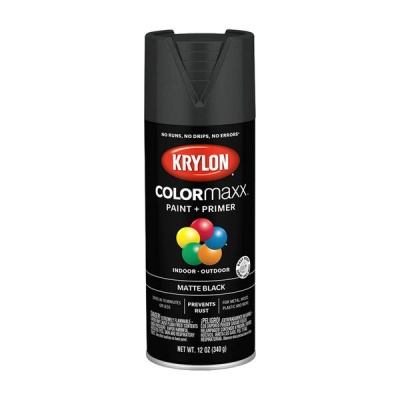 Photo of Krylon Colormaxx Paint Primer Black Primer 340ml