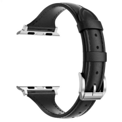 Photo of Apple Watch Slim Leather Replacement Strap 42mm 44mm