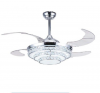 Retractable Blade Ceiling Fan With Remote Photo