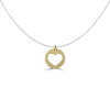 Jack Friedman Jewellers - 9ct Solid Gold Cut out Heart Charm Yellow Photo
