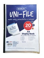 Marlin Uni File A4 Soft Cover Display File 20 Pocket