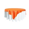 Orange Satin Table Overlay Photo