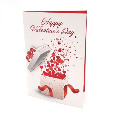 Photo of BUFFTEE Happy Valentines Day Card- Presents - Musical Led Card
