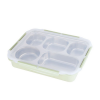 Lunch Box 5 Compartment Stainless Steel Large Container - SUS304-Pink Photo