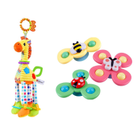 Suction Spinning Toy and Animal Hanging Toy